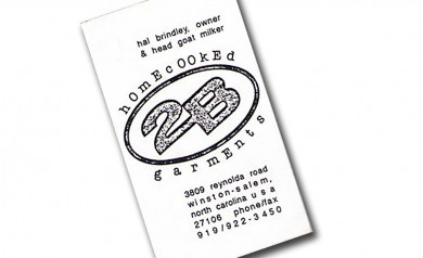 Hal Brindley's business card, 1994