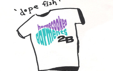 the Dope Fish Tee Shirt by 2B Homecooked