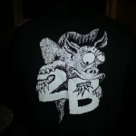 2B Monster tee shirt back. thanks to Jimmy Deaton!