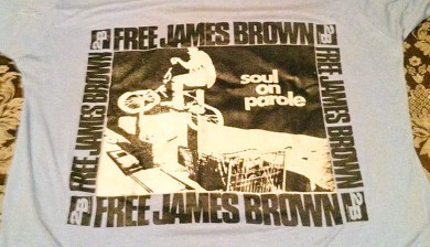 The Soul on Parole (Free James Brown) tee shirt by 2B Homecooked