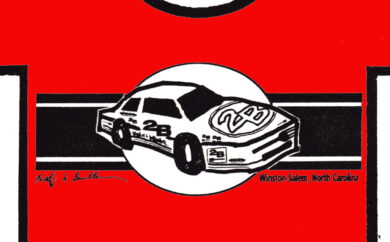 The 2B Stock Car tee shirt