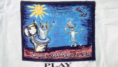 the Binky and Scamper tee shirt by PLAY Clothes 1997