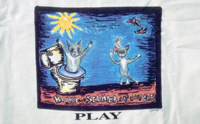 the Binky and Scamper tee shirt by PLAY Clothes 1997