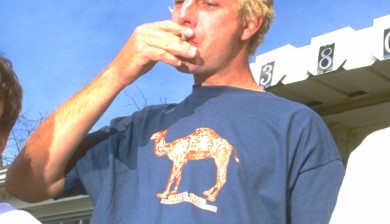 The PLAY Camel City tee shirt worn by Leif Valin 1996