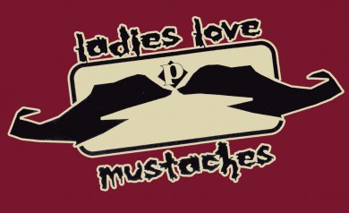 the Ladies Love Moustaches tee shirt by PLAY