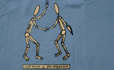 the Leif Valin 1997 pro model tee by PLAY