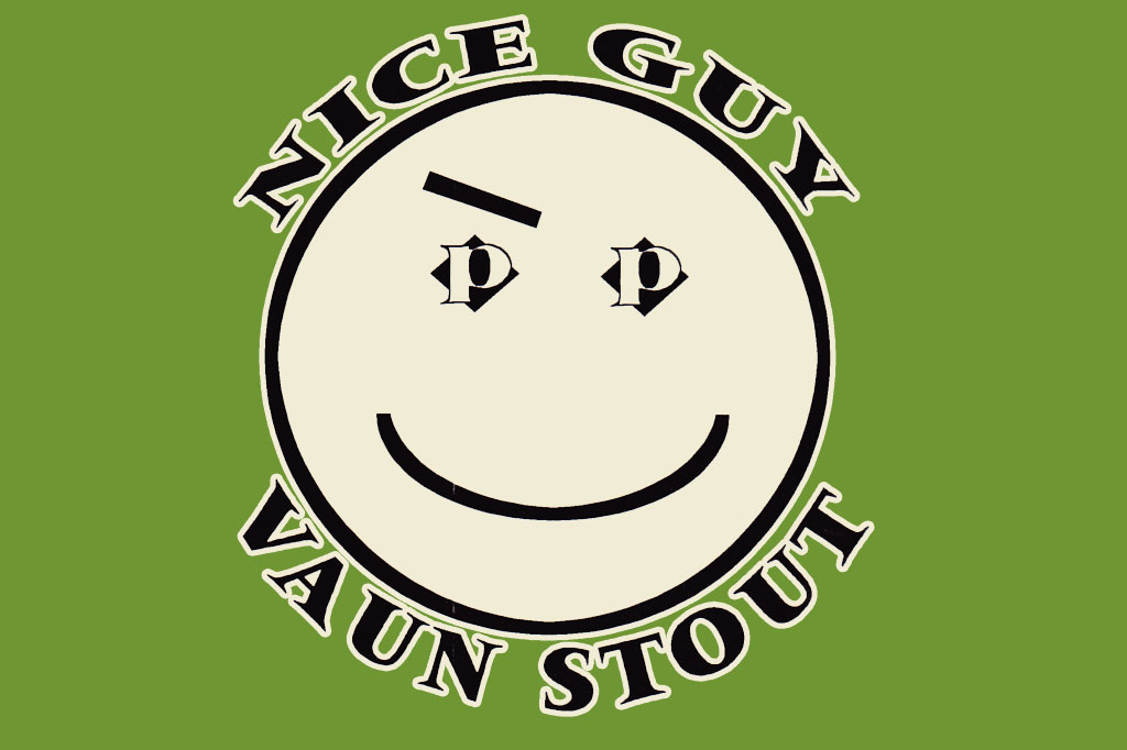 front of the Vaun Stout tee by Play Clothes 1996