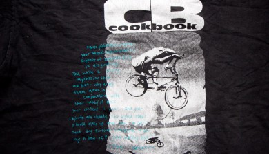 The Cookbook tee shirt