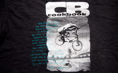 The Cookbook tee shirt